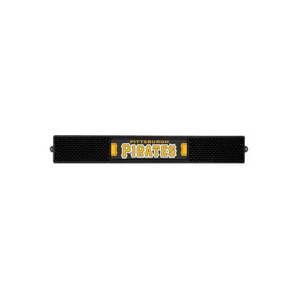 Fanmats FanMats Drink Mat, 19422, MLB - Pittsburgh Pirates, 3-1/4"x 24"x 1" 19422 - main